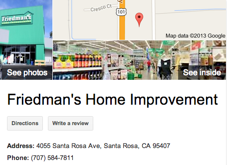 Friedman's Home Improvement | Google 3D Tour Santa Rosa