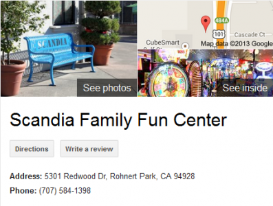 Scandia Family Fun Center | Google 3D Tour Rohnert Park