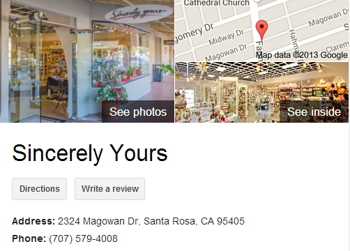 Google Business View for an Invitation Printing Service. Look Inside!