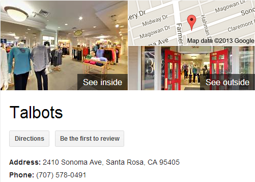 Google Business View for a Department Store. Look Inside!