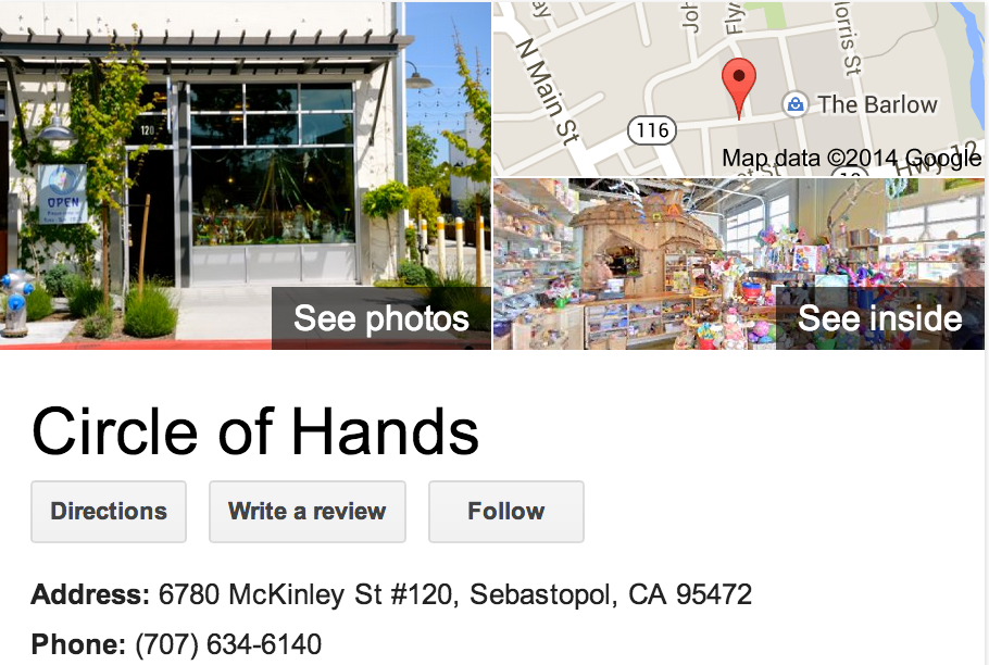 Google Business View for a Gift Shop.  Look Inside!