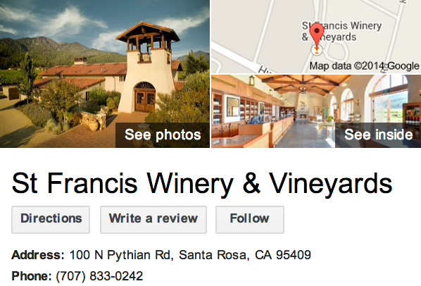 Google Business View for a Winery.  Look Inside!