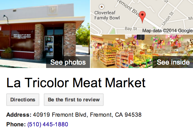 Google Business View for a Grocery Store.  Look Inside!