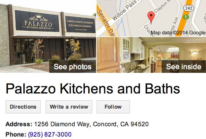 Google Trusted Agency Zenergy Works captured the best of Palazzo Kitchens and Baths in Concord with this Google 360 Tour