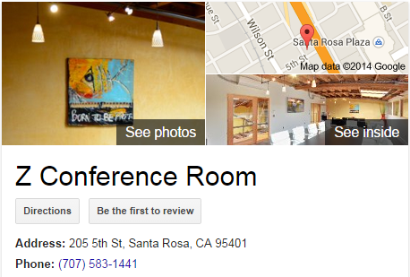 Google Business View for a Meeting Room. Look Inside!