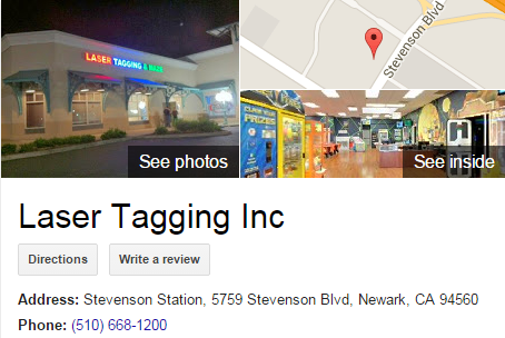 Google Business View for a Laser Tag Center. Look Inside!